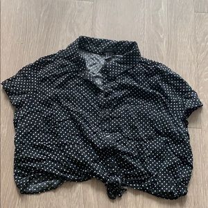 Forever 21 polka dotes shirt